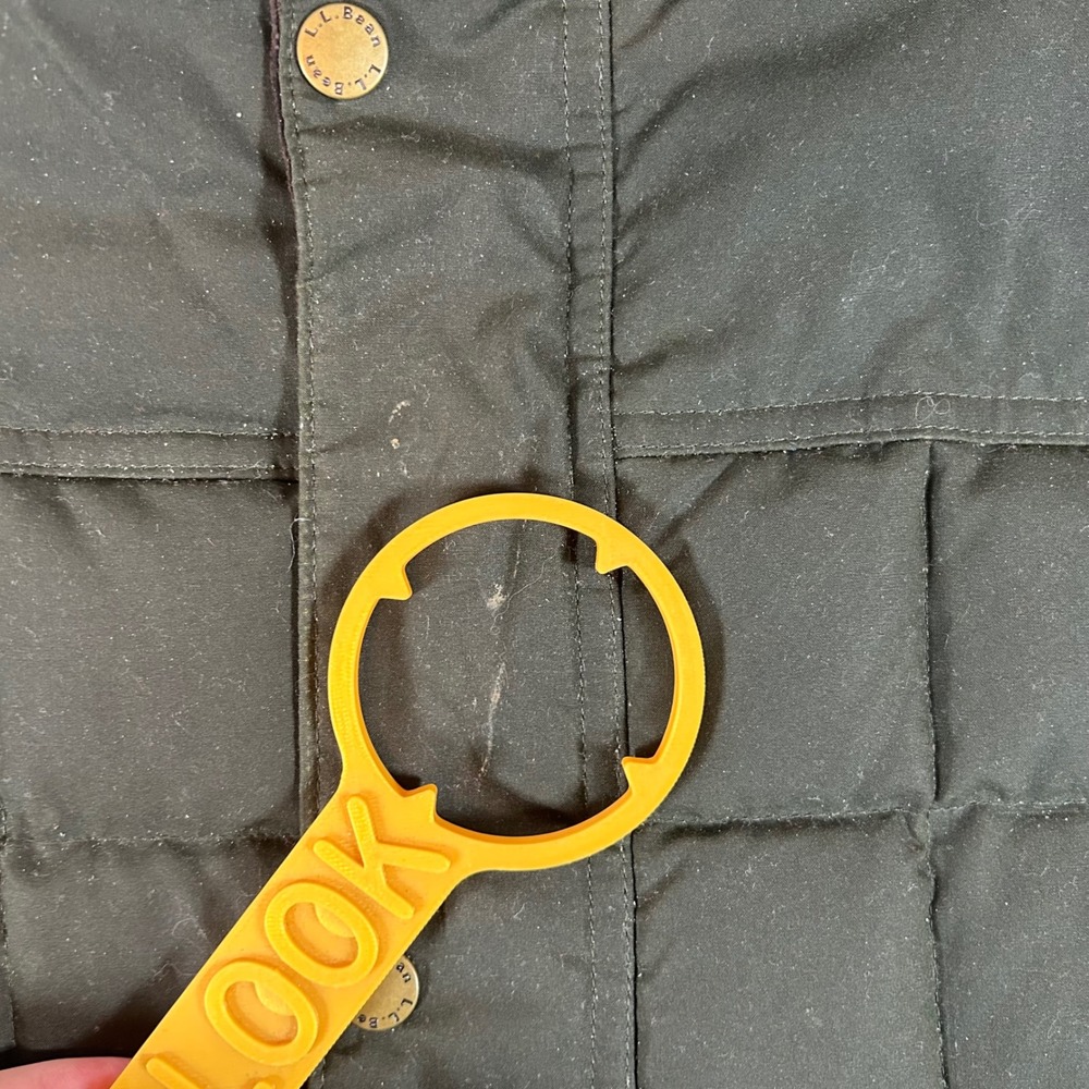 LL Bean Men XXL Upcountry Waxed Down Vest Green Quilted DownTek Hunting Outdoors - Picture 5 of 9
